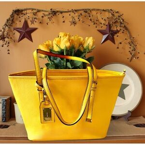 ALDO Hobo Satchel Shoulder Tote Bag, Warm Yellow